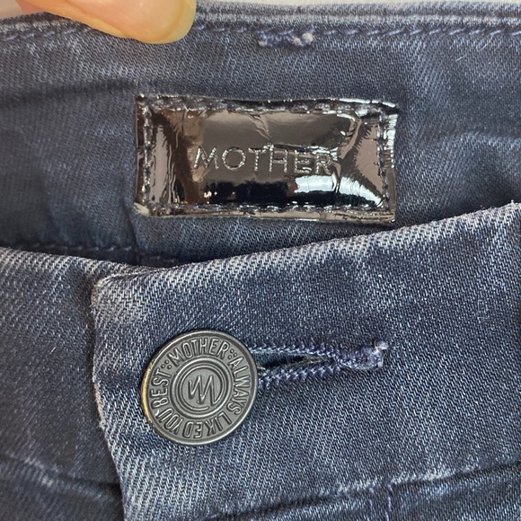 Mother Jeans The Looker Ankle Fray A Kiss in the Dark size 25 - Picture 7 of 16